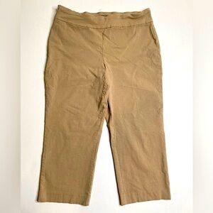 Vintage DANA BUCHMAN Made in GUATEMALA Formal Office tan Pants size large